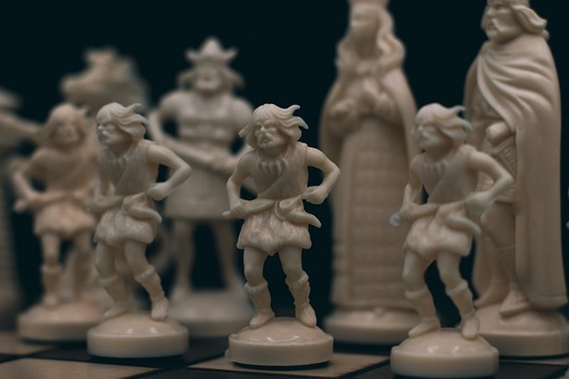 vintage board game sets detail