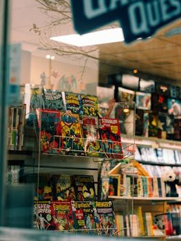 Close-up of comic book spine showing a small crease and corner wear