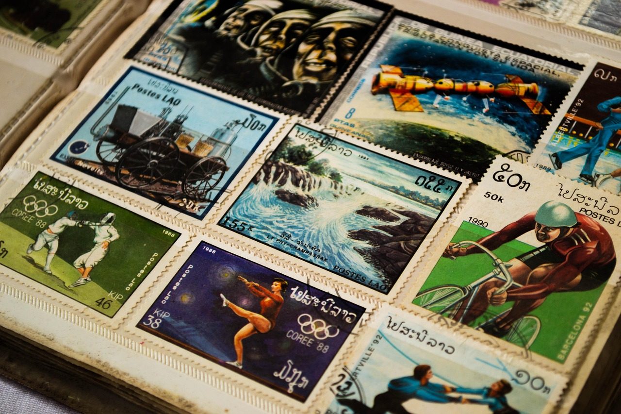 stamp, stamp collection, collection, stamps, post, detective, mail, philately, paper, find, old, investigation, vintage,